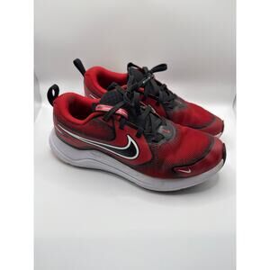 Nike Cosmic Runner Big Kid GS Youth Shoes 4Y Red White Black Lightweight Running